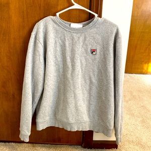 Grey Fila Crewneck